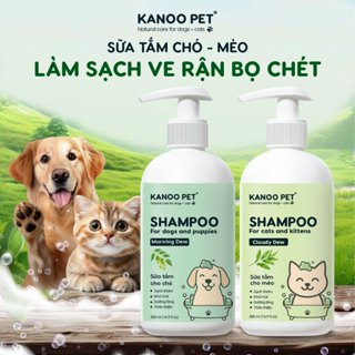  Dầu tắm cho Chó Mèo - Sữa tắm chó mèo - giúp khử mùi làm thơm hỗ trợ sạch ve rận mượt lông. Gel tắm thú cưng 