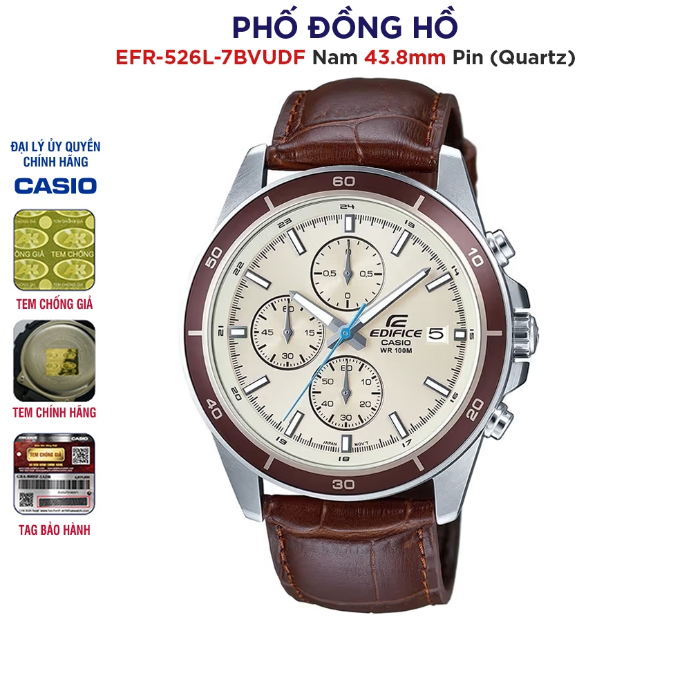 Đồng hồ nam EDIFICE Casio Anh Khuê EFR-526L-7BVUDF