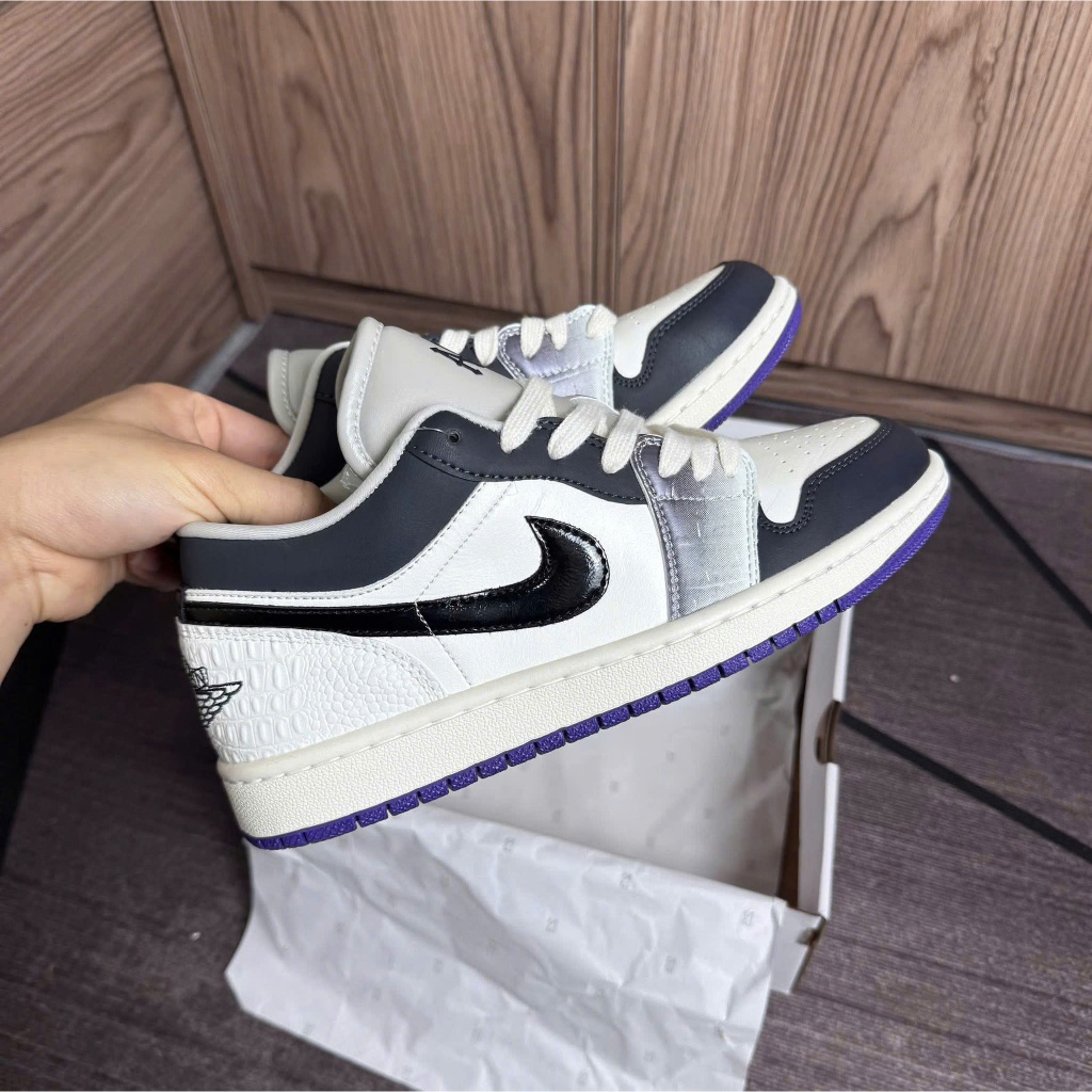 Giày JD1 Low Rồng Đỏ Nam Nữ Size 36>43 Giày JD Xanh Navy Nam Nữ Bản Cao Cấp full box | BigBuy360 - bigbuy360.vn