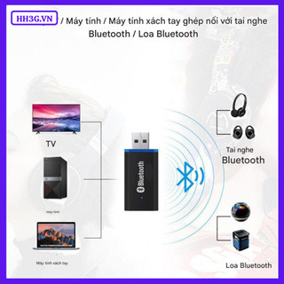 USB Bluetooth YET M1 Cho Loa, Amply – Nhận Tín Hiệu Bluetooth Không Dây, Jack 3.5mm, Dễ Dàng