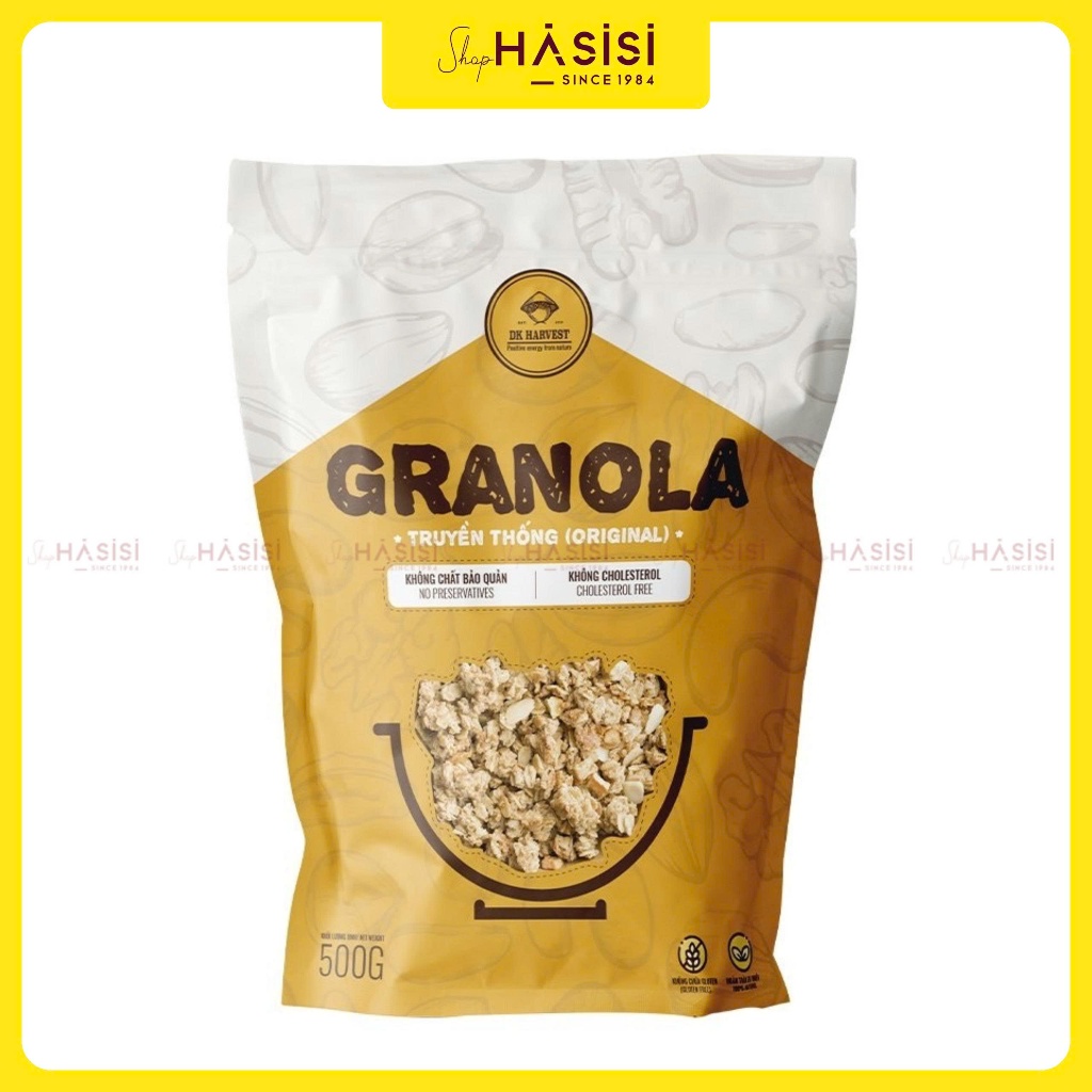 Granola Vị Truyền Thống DK HARVEST 500g
