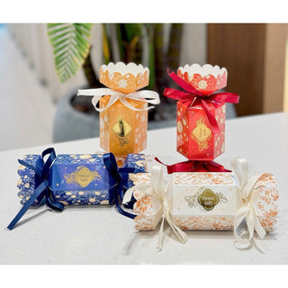 Combo 10 Vỏ Hộp Kẹo Nơ Mạ Kim Xinh Xắn Hộp Quà Cưới Trang Trí Giỏ Quà Tết Hình Kẹo Có Nơ Vỏ Kẹo Nơ Đựng Kẹo Bánh Mẫu Mới