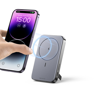  Sạc dự phòng không dây Ugreen 10000mAh| Sạc 3 thiết bi cùng lúc | Chân giá đỡ gập 