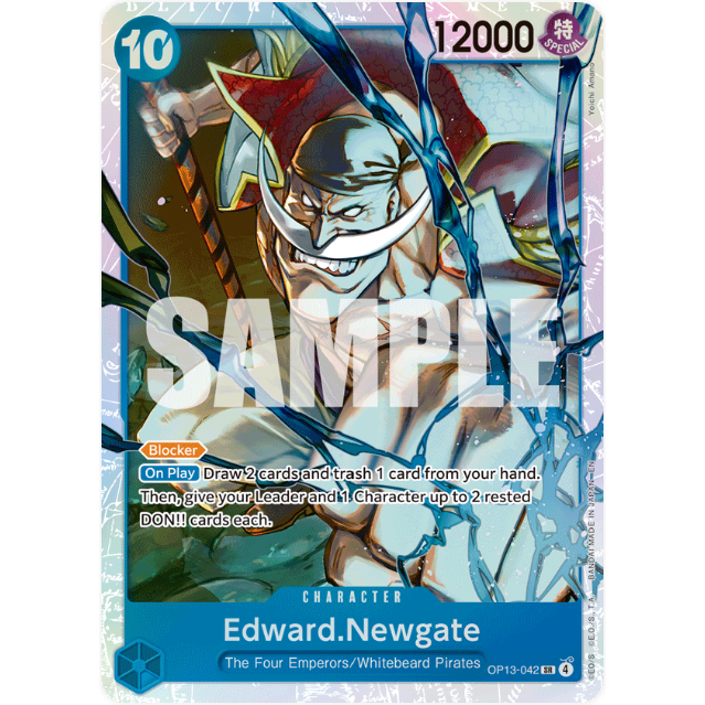 [Thẻ bài OnePiece] OP13-042 | SR | CHARACTER Edward.Newgate