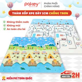   HỎA TỐC  Thảm Cho Bé Chơi In Họa Tiết 2 Mặt Thảm Xốp XPE Dày 1cm Êm Ái Siêu Bền Cuộn Lại Gọn Gàng Dễ Dàng 