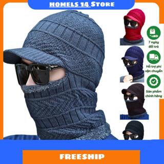  mũ len NINJA dệt kim trùm đầu che mặt giữ ấm cho nam và nữ homels 