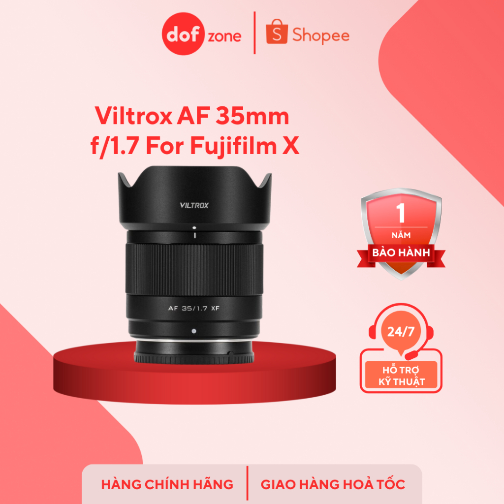 Viltrox AF 35mm f/1.7 For Fujifilm X | Chính Hãng