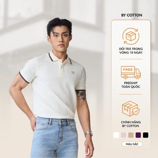  Áo Thun Polo Nam  Cao Cấp Chất Vải Gân Thêu Fox Multi Color – BY COTTON 