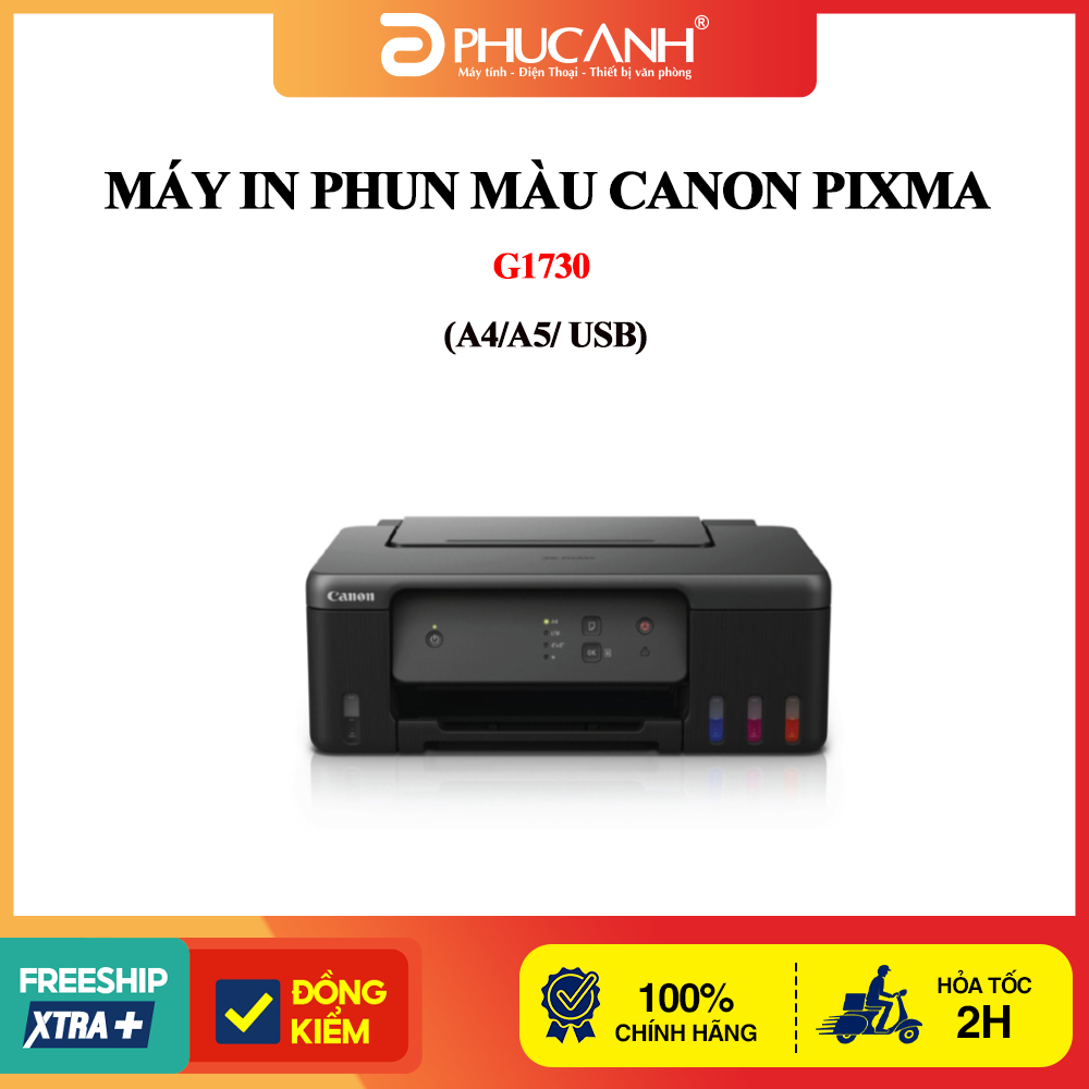 Máy in phun màu Canon PIXMA G1730 (A4/A5/ USB)