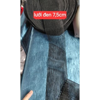Lưới đen & trắng co dãn to 7,5 cm