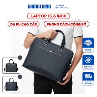 | A2069-5 | Cặp Tab Nam Size 39cm  Họa Tiết Kẻ Dáng Công Sở  Đựng Lap 15.6inch - Thời Trang Quảng Châu Cao Cấp