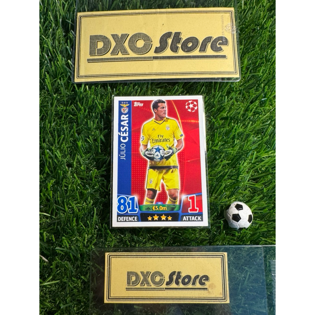 [ CHÍNH HÃNG ] - TOPPS MATCH ATTAX UCL 2016 - JULIO CESAR (BENFICA)