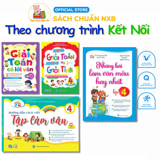 Sách - Combo 4 cuốn Những Bài Văn Mẫu Hay Nhất, Để Giỏi Toán Bé Phải Giỏi Tính, Tập làm Văn Và Giải Toán Lời Văn Lớp 4