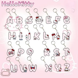 💕Dreamy💕🐾Chữ Cái Tiếng Anh Móc Khóa Hello Kitty Cặp Đôi 
