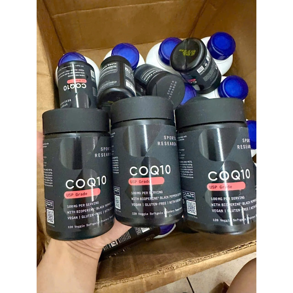Viên uống CoQ10 100mg Sports Research hũ 120 viên