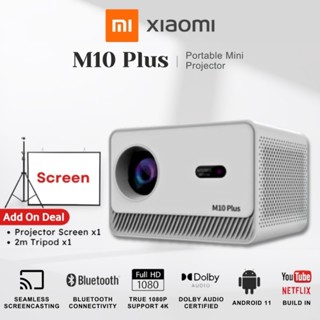  🎥 Máy Chiếu Mini M10 Plus Android 11.0 – Full HD 1080P WiFi Kép Bluetooth Loa Tích Hợp Phù Hợp Gia Đình & Văn Phòng 