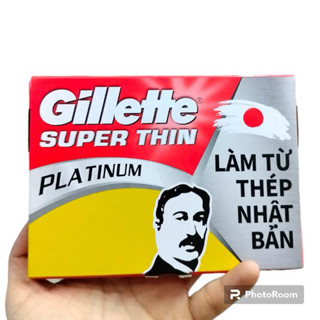 [Top Value]( Hộp 100 lưỡi ) Lưỡi lam Gillette Super Thin Hàng Chính Hãng - 20x5