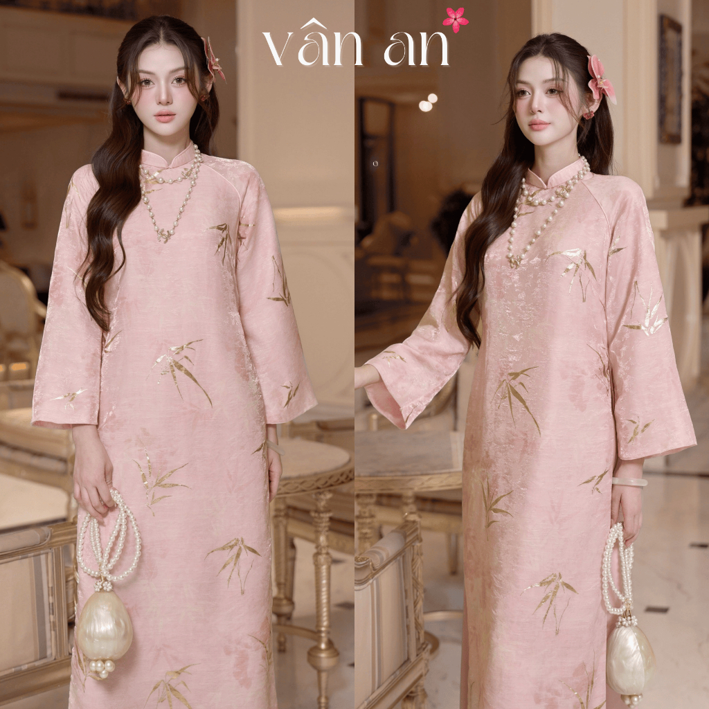 [VÂN AN - TẾT 2026] Áo Dài VY AN- Dáng Dài, Tay Dài Với Thiết Kế 4 Tà - Chất Liệu Lụa Tơ Ánh Cao Cấp - (SẴN HÀNG) | BigBuy360 - bigbuy360.vn
