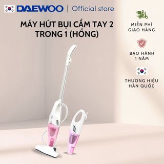  Máy hút bụi 2 trong 1 Daewoo DWX-E620P  Pink  công suất 600W mạnh mẽ chuyển đổi linh hoạt 2 chế độ bảo hành 1 năm 