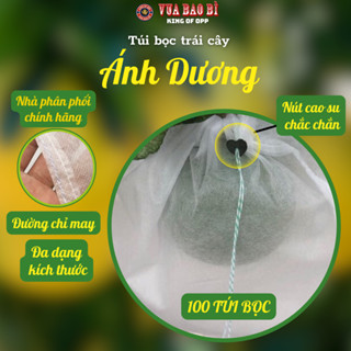    Có nút cài cao su  100 Túi Bọc Trái Cây Ánh Dương Chống Côn Trùng Cây Bưởi Ổi Xoài Na dùng 3-4 mùa - VUA BAO Bì 