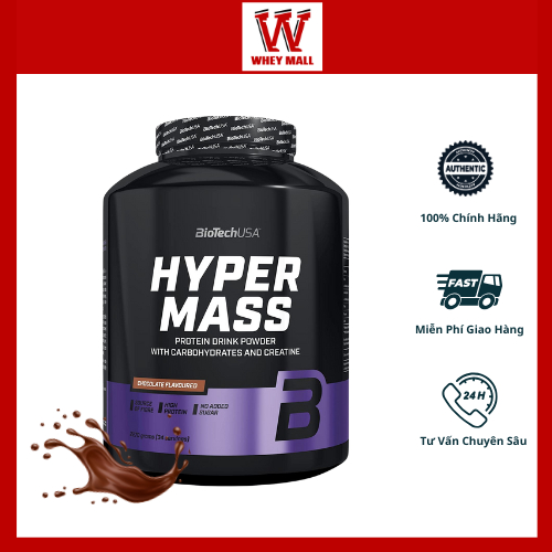 BiotechUSA Hyper Mass 4000gram Hỗ trợ tập luyện