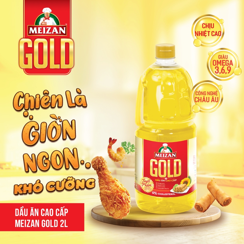Dầu ăn cao cấp Meizan Gold 2L