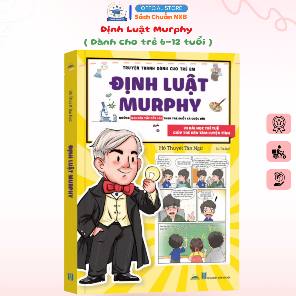 Sách mới - Định Luật Murphy ( Dành cho trẻ 6-12 tuổi )