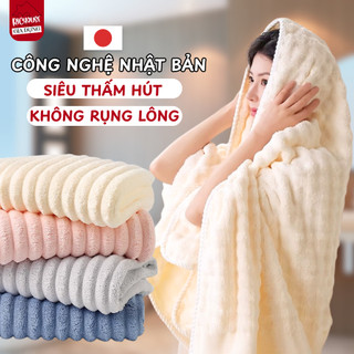   HÀNG LOẠI 1  Khăn Tắm 1m4 Siêu Thấm Hút Nước RICHOUSE Cuộn To  Khăn Mặt Sợi Bông Không Rụng Lông 