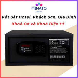  Két Sắt Mini Thông Minh – Khóa Điện Tử Cơ Kết Hợp Chống Cháy 120 Phút Két Sắt Khách Sạn Văn Phòng Gia Đình 