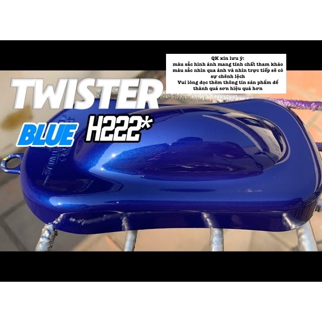 Sơn xịt Samurai màu Xanh - H222 (400ml/chai)