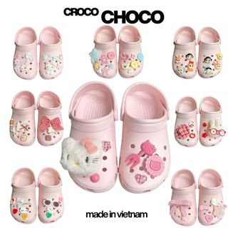  Dép Sục Quai Hậu Hồng Pastel Xinh Dễ Thương Êm Chân Size 36-39 HỖ TRỢ ĐỔI SIZE CROCO STORE 