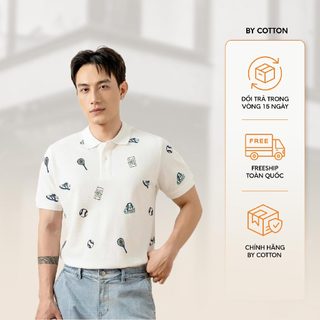  Áo Thun Polo Nam  Cao Cấp Pique 2.0 In Icon Tennis - Icon Football – BY COTTON 