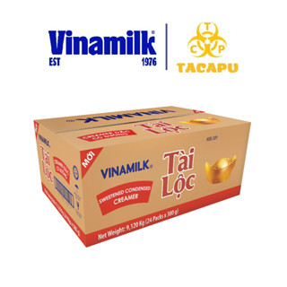  Thùng 24 hộp sữa đặc có đường Tài Lộc hộp giấy 380g - Thương Hiệu Vinamilk - TACAPU 