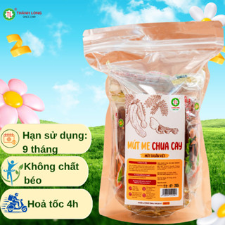  Mứt Me chua Cay Thành Long Kẹo Me Ngâm Chua Ngọt Đồ Ăn Vặt Thơm Ngon Gói Bịch 200G 500G 