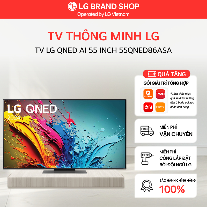 55QNED86TSA - TV LG QNED AI 55 inch 55QNED86TSA