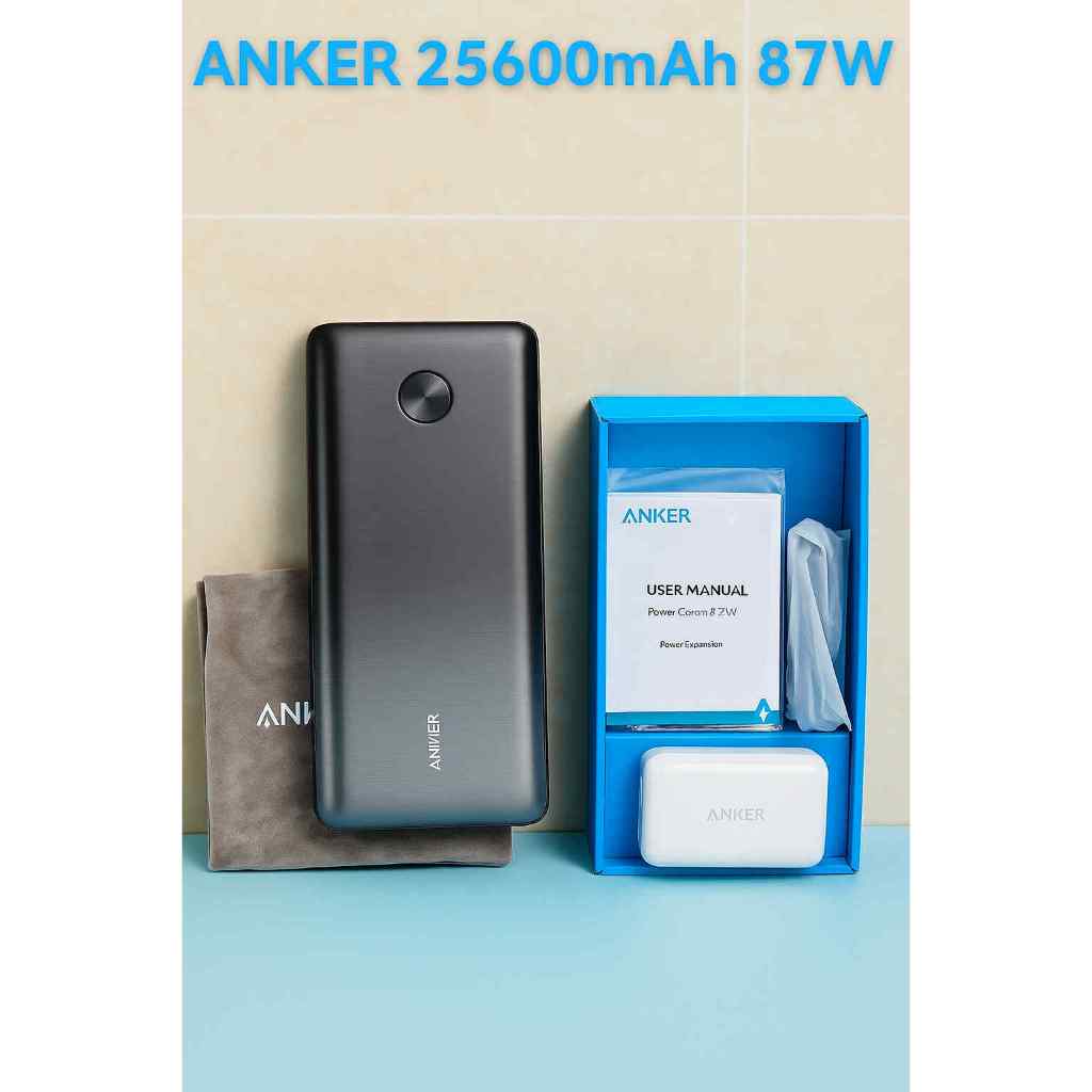 Pin dự phòng Anker 25.600mAh 91 sạc nhanh 87W Pin dự phòng Anker 25.600mAh A2191 sạc nhanh 87W kèm c