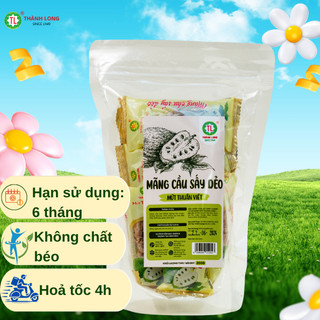  Mứt Mãng Cầu Sấy Dẻo Thành Long - Đồ Ăn Vặt Thơm Ngon Thượng Hạng Gói Bịch 200g 500g - Việt Nam 