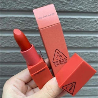   CHÍNH HÃNG 100%  SON LÌ 3CE MOOD RECIPE MATTE #222 STEP AND GO 