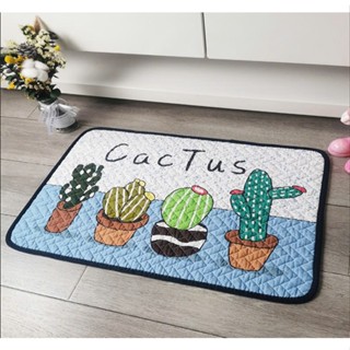  Thảm chùi chân cotton thảm nhà bếp phong cách quilt 