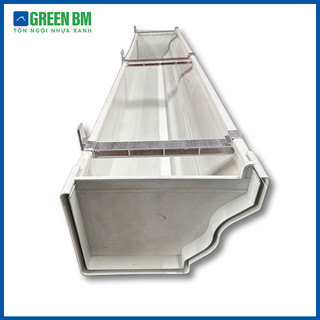Máng Xối Nhựa PVC Green BM loại 210mm-Dày 2.5mm