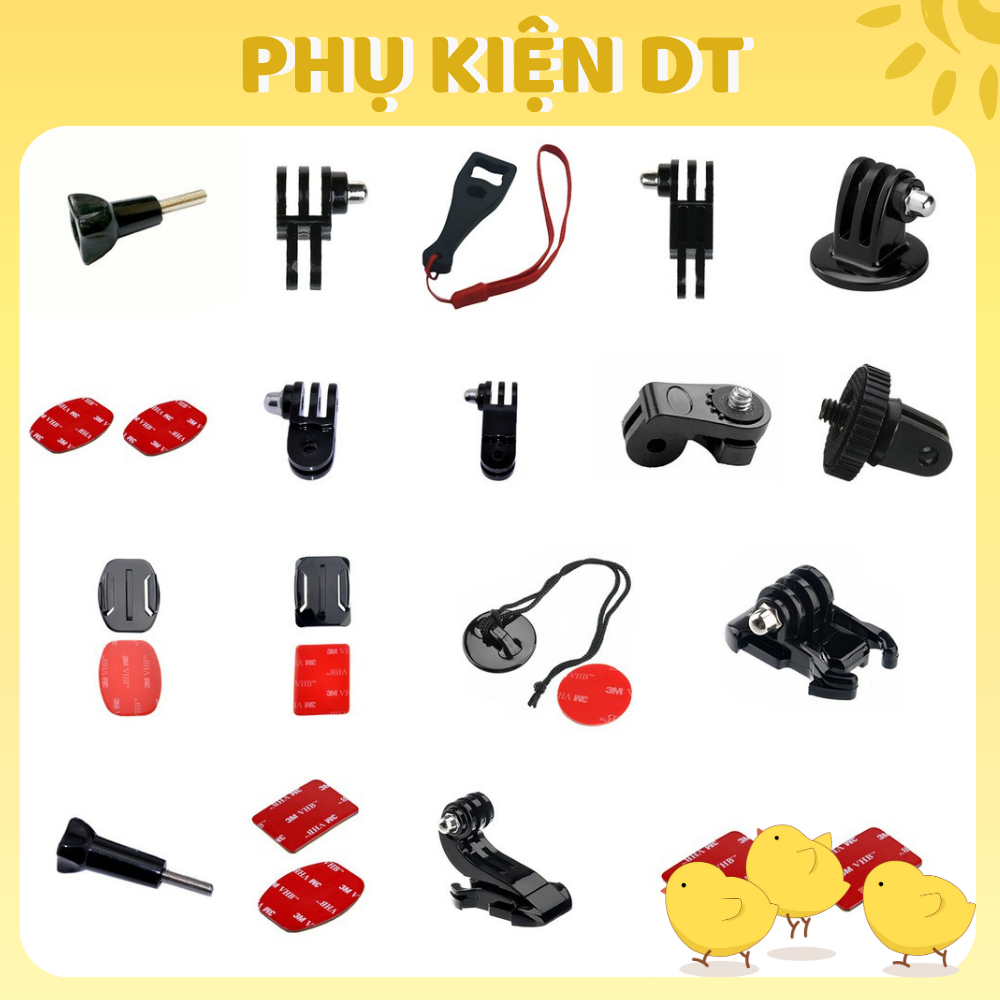 Phụ kiện đồng giá 10kk5kk cho điện thoại và camera hành động GoPro, Sjcam, Yi Action,....