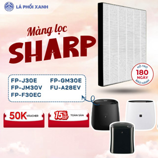  Màng lọc cho máy lọc không khí Sharp FP-J30E FP-JM30V FU-A28EV FP-GM30E FP-F30E Màng lọc Hepa. Màng lọc Sh 