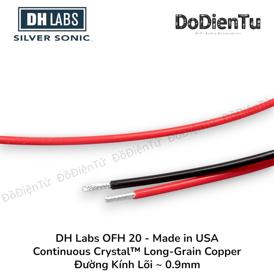 𝐃𝐚̂𝐲 𝐝𝐚̂̃𝐧 𝐜𝐡𝐚̣𝐲 𝐭𝐫𝐨𝐧𝐠 - DH Labs OFH 20 - Continuous Crystal™ Long-Grain Copper | Made in USA