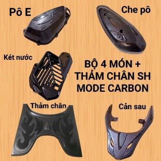 Bộ Ốp Carbon Cho Xe SH Mode 2020-2026 Chính Hãng - Phụ Kiện Xe Máy Cao Cấp