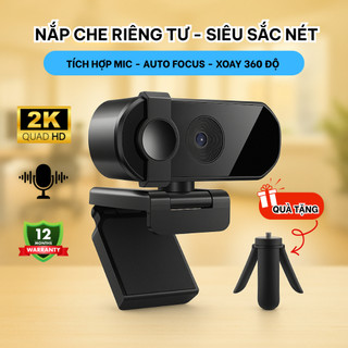 Webcam 2K Q26 Pro - Webcam PC, Laptop cao cấp, Nắp Che Riêng Tư, Autofocus, Tích hợp Micro, BH12T