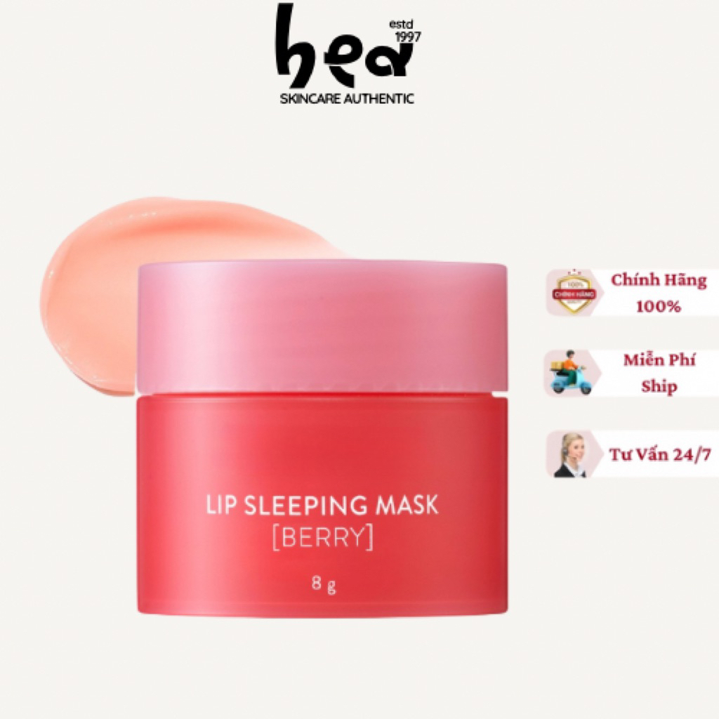 [Chính Hãng] Mặt Nạ Ủ Môi Laneige Berry Lip Sleeping Mask Ex Mặt Nạ Ngủ Berry 8g
