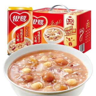 Cháo Bát Bảo Yến Mạch Ít Đường – Thơm Ngon, Dinh Dưỡng, Tiện Lợi, Hàng Nội Địa Trung Hoa, Kiện 12 Lon/360g