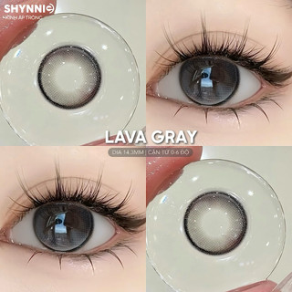 1 CẶP LENS GRAY  CẬN TỪ 0-6 ĐỘ  Xám DOUYIN 14.3MM phù hợp makeup kỷ yếu nối mi ❤ - SHYNNIE LENS 