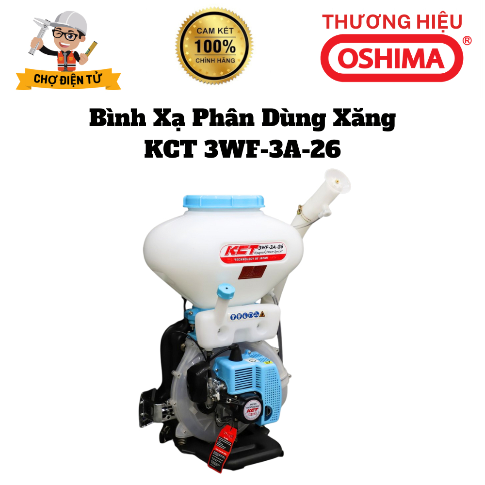 Bình Xạ Phân, Máy Phun Thuốc Trừ Sâu, Côn Trùng Động Cơ 2 Thì 3 Chức Năng OSHIMA KCT 3WF-3A-26