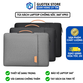 Túi Xách Laptop Chống Sốc 360°, Túi Xách Văn Phòng, Túi Đựng Laptop 13" 14" 15.6 inch Chất Liệu Kháng Nước - VP03
